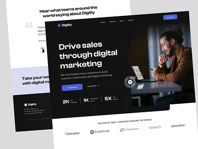 Digitly - Digital Marketing Landingpage