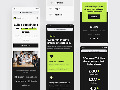 Masterbrand - Creative Agency Landing Page Responsive