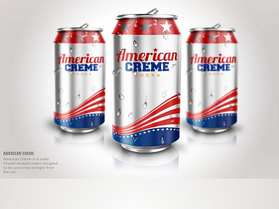 American Creme branding design illustration logo packagedesign packaging vector