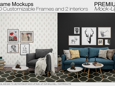 Frame Mockup Pack artwork display creative design frame mock up frame mockup frames mockup gift interior mock up mockup mockups photo photorealistic picture frame picture mock up poster present presentation profesional psd