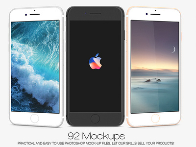 Apple iPhone 8 Mockups - Space Gray, Silver & Gold app mockup app phone app phone mockup apple branding devices mockup gold gray ios iphone iphone 8 iphone mock ups iphone mockup mockup mockups phone phone mock ups