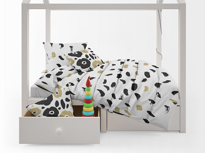 Kids Bedding Mockup Pack