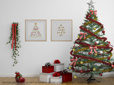 Christmas Interior & Frames Mockup Pack artwork display christmas creative design frame frame mock up frame mock up frame mockup frames frames mockup mock up mockup mockups photo photorealistic photos picture frame picture mock up poster poster mock up