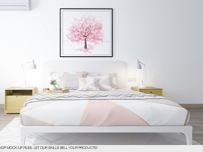 Bedding & Pillows Mockup Set