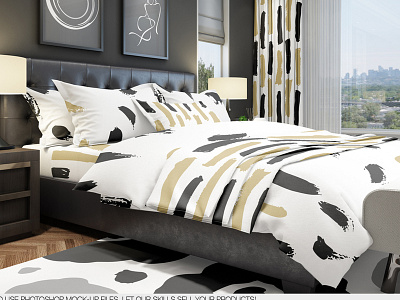 Bedding mockup set