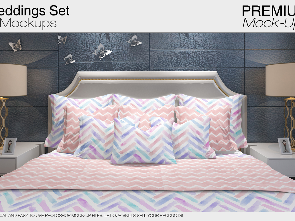 Download Bedding Mockup Set by Alexander on Dribbble