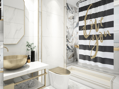 Download Bath Curtain Mockup Pack by Alexander on Dribbble