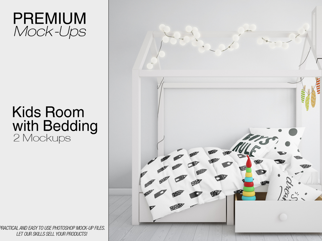 Download Kids Room & Bedding Mockup Pack by Alexander on Dribbble