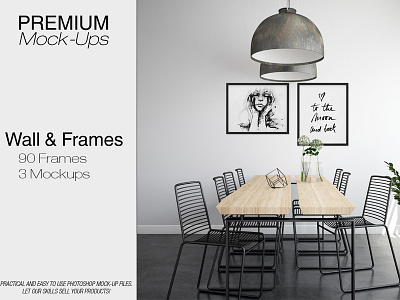 Wall & Frames Mockup Pack artwork display brand branding capret mockup couch customizable frame mock up frame mockup frames mockup logo mock up mockup mockups photo picture frame picture mock up pillow mockup poster