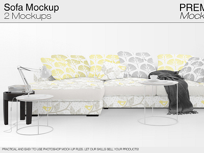 Sofa & Pillows Mockup Pack