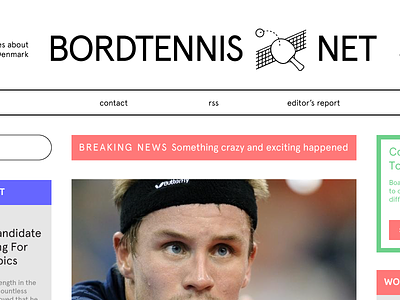 Bordtennis net table tennis website