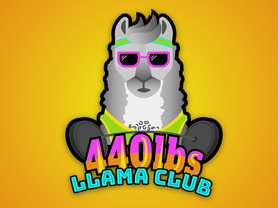 Brollama - 2019 Goals animal badge cartoon illustration llama sticker