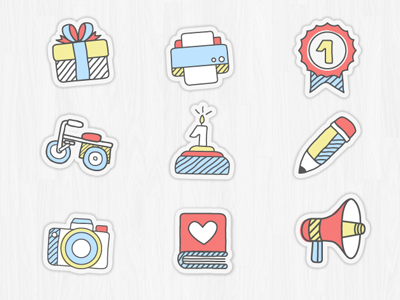Sweet Icons baby color icon iconography icons illustration sweet