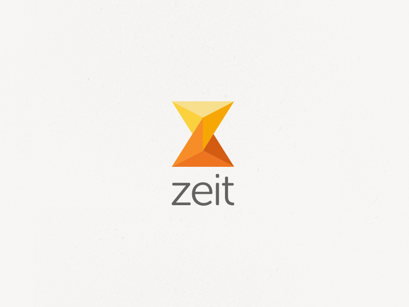 Zeit Logo Design Process brand logo logotype