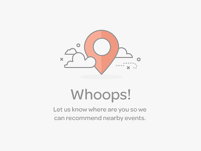 Let Us Know Your Location clouds error eventbrite icon location page search