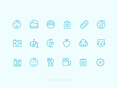 Kindy icon set