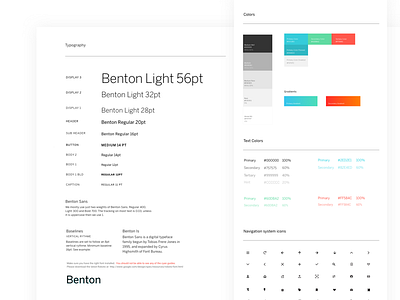 Organizer UI Styleguide