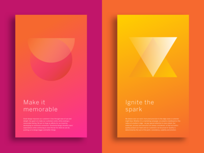 Tenets of good design color design gradient lumen bigott poster. tenets