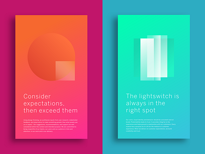 Tenets of good design color design gradient poster tenets of good design ui