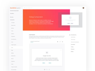 Design System Page Exploration