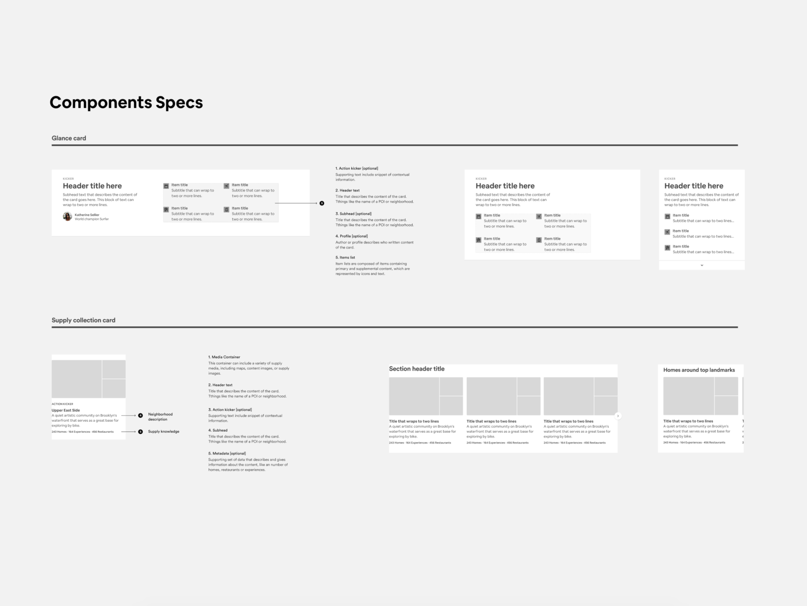 Destination Components by Lumen Bigott on Dribbble