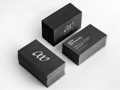 Black Business Card brand branding business card logo texture