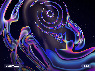 Lightway 2d 3d abstract colorful digital digitalart galaxy gradient lightway nft nftart nftartist psychedelic surreal vasilenev