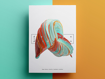Visual Moods — Poster One 3d art c4d colorful design digital minimalistic moods poster print twirl visual
