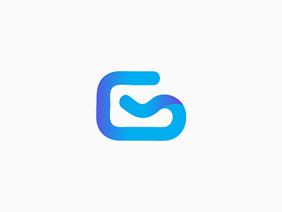 G + E-mail Logo blue color design email g letter logo logotype mail outline typography violet