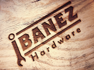 Ibanez 2d flat hardware logo typography