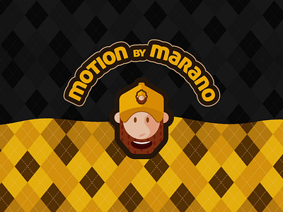 Motion by Marano 2d animation argyle design flat illustration logo marano motion typography vector