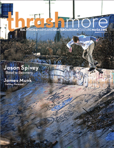 Thrashmore Magazine Cover magazine skateboard spread stackus will
