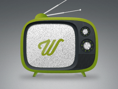 Wuachin icon illustration logo television tv