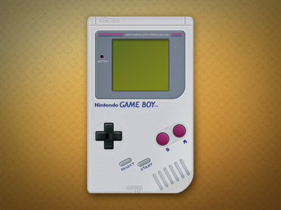 Gameboy gameboy icon illustration retro vintage