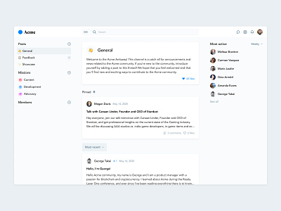 Daily UI 005 – Community SaaS