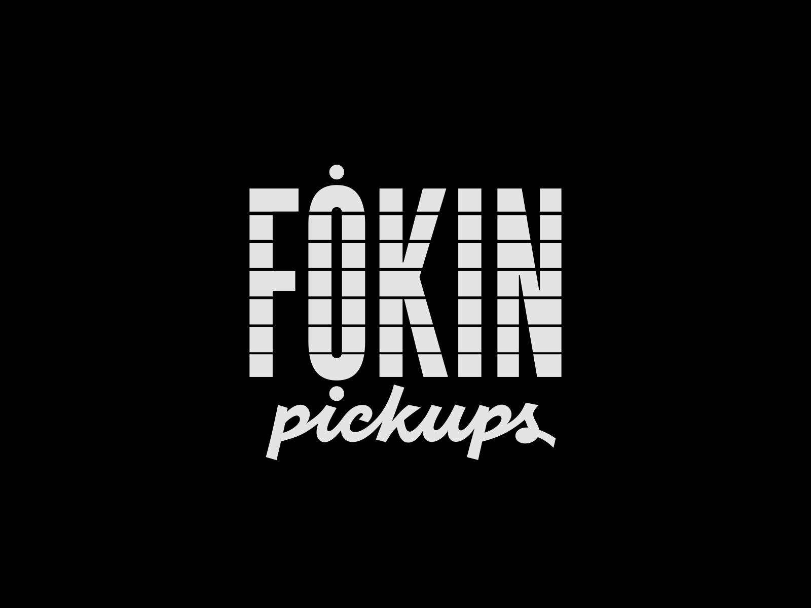 Fokin Pickups design electric guitar lettering logo type