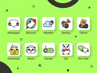 Panda icons