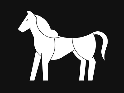 🍃 horse illustration