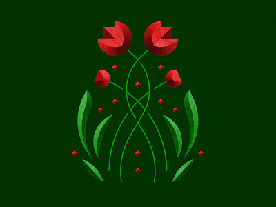 Tulips & Sunflowers illustration