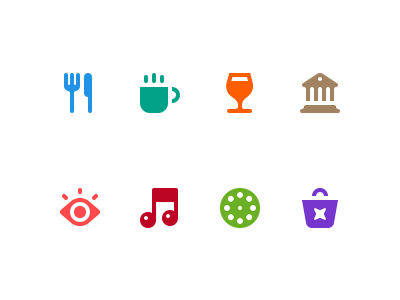 Amsterdam Map Icons icons illustrations