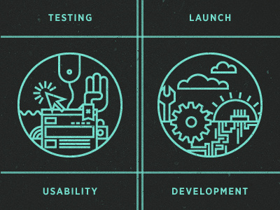 Testing & Launch illustration