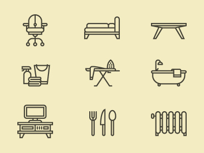 Furniture icons 2