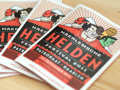 Haerlemsche Helden booklet illustration