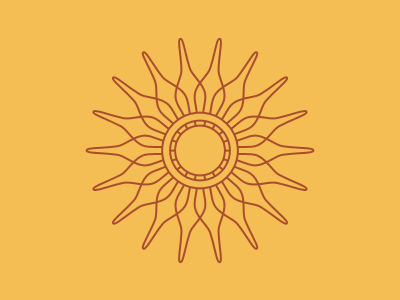 Sun. belly illustration
