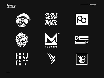 Logofolio - Vol 1 brand brand identity branding graphic icon logo logo inspiration logofolio logotype typography vector