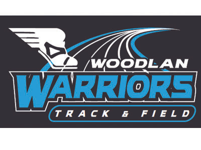 Woodlan Track design logo vector