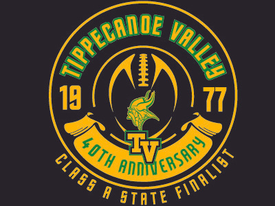 Tippycanoe Valley design logo vector