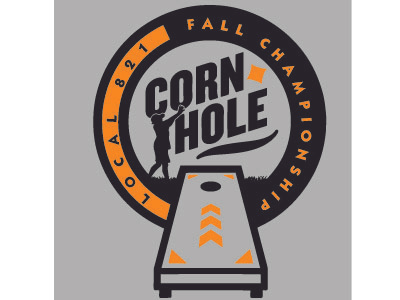 Corn Hole Tournament design logo vector