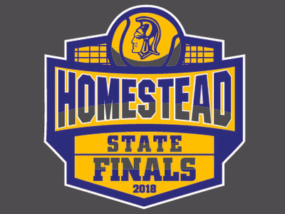 Homestead Tennis Finals design logo vector