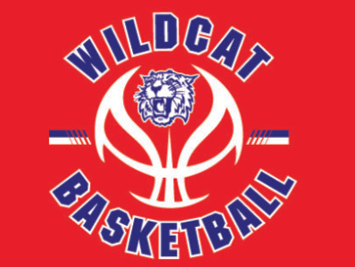 WILDCAT BASKETBALL design logo vector